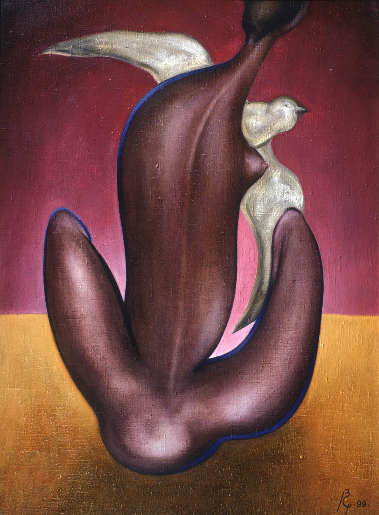 Женщина и птица 2